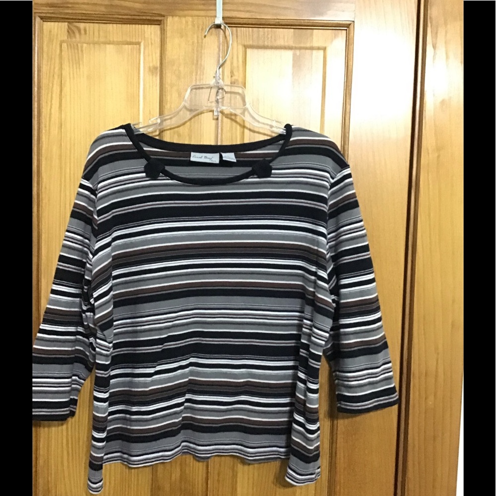 1X Coral Bay black brown white shirt